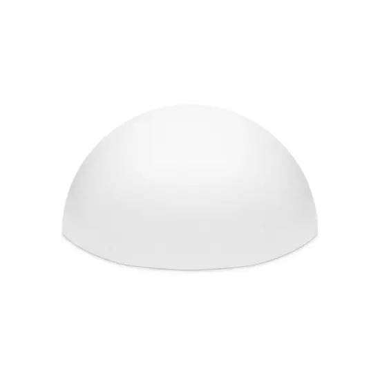White Half Sphere Foam Ball for DIY Crafts, Large Hollow Dome for Art Supplies (11.4 x 6 In) {1}