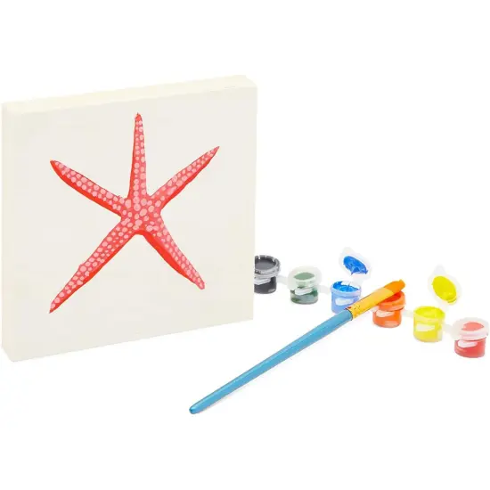 Set of 8 Unfinished Wood Canvas Boards for Painting, Wooden Panels for Crafts, DIY Signs in 4 Sizes Brown {5}