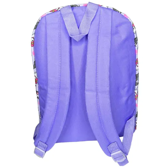 Kuromi All Over Nylon Purple Kids 16" School Backpack {6}