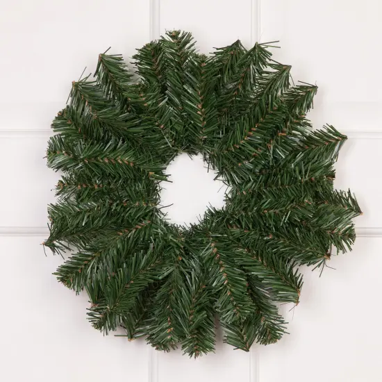 Northlight Deluxe Dorchester Pine Artificial Christmas Wreath - 12" - Unlit Green {1}