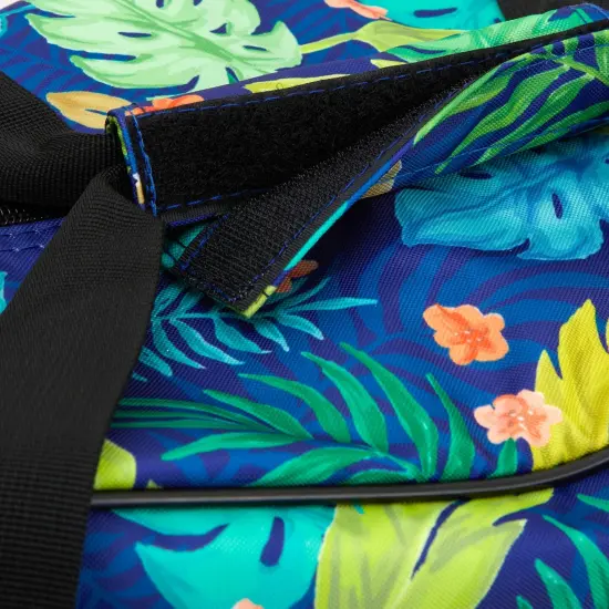 Tropical Leaves Sewing Machine Carrying Case - Universal Tote Travel Bag Accessories Organizer Compatible with Most Standard Machines (18.1 x 9.4 x 12.2 Inch) Multicolor {4}