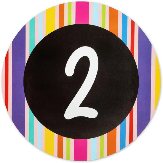 Spot Markers, Round Numbers Stickers for Classroom Line-Up (36 Pack) {7}