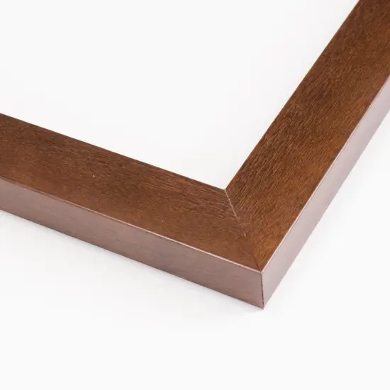 Square Simple Brown Picture Frame - UV Acrylic, Foam Board Backing, Hanging Hardware {3}