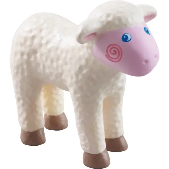 HABA Little Friends Lamb - 2.25" Farm Animal Toy Figure Multicolor {1}