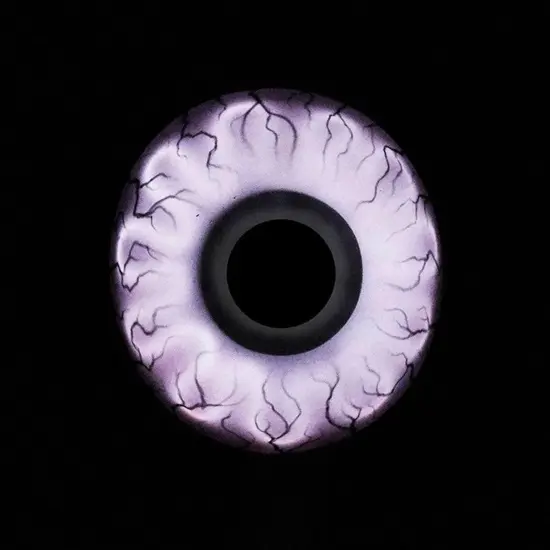 White Optic Nerve Light-Up Adult Costume Mask {3}