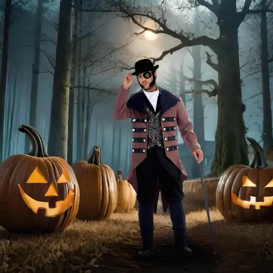 Steampunk Jack Gentleman Costume Adult Men {3}