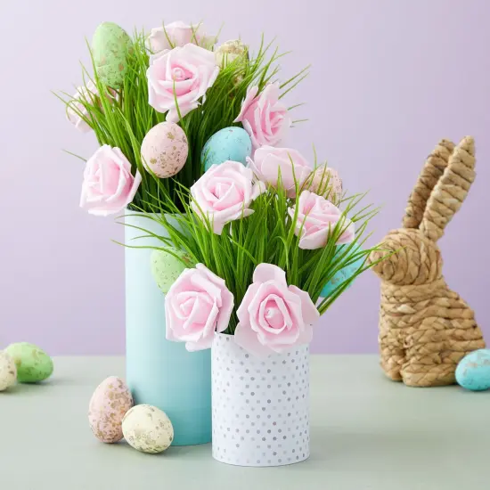 Juvale 100 Pack Light Pink Artificial Flowers - 3 Inches, Fake Carnations for Wedding, Bridal Shower & Valentine's Day Decorations, Arts and Crafts {3}