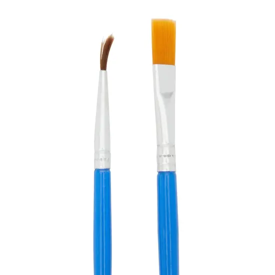 11-Piece 10-Inch Paint-Your-Own Moon and Stars Stepping Stone Kit - Includes 1 Moon and Stars Stone, 8 Pots with 10ml Acrylic Paint Each, and 2 Brushes for Yard Walkway Decorations Multicolor {5}