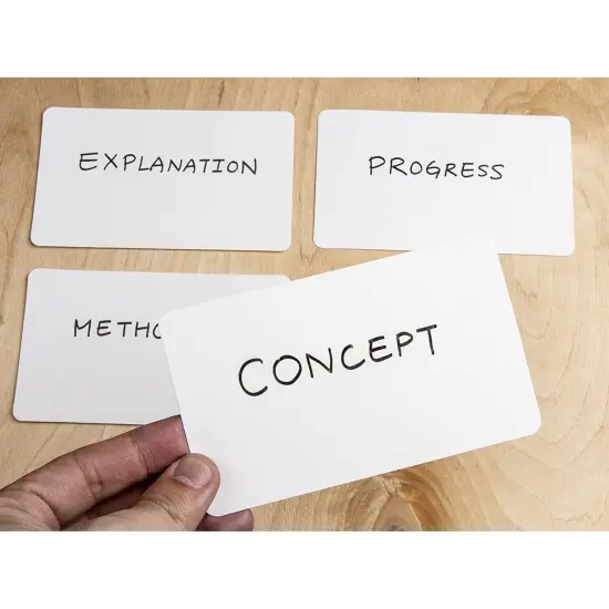 Juvale 100-Pack Blank Flash Cards, Versatile and Sturdy Index Cards Blank for Studying, Making Presentations, Projects, Lists Recipe Cards and DIY Gift, Ideal for Home or Office Use (3 x 5 in) White {3}