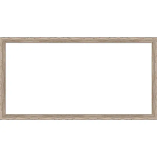 Hardwood Wedge Framed Dry Erase Magnetic Board White Wash {1}