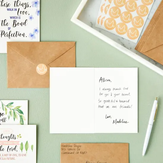 120 Pack Christian Greeting Cards Bulk with Envelopes, Religious Encouragement Scripture, 20 Inspirational Bible Verse Designs (4x6 In) {2}