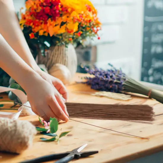 240 Count Brown 18 Gauge Floral Wire Stems for Artificial Flower Arrangements, Wreath Making, Wedding Decorations (16 Inches) {2}