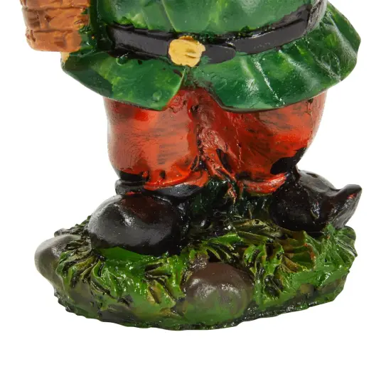 Set of 6 Garden Gnomes for Fairy Garden - 4 Inch Resin Statue Figurines for Home and Spring Yard Decor - Outdoor Patio Decorations {6}