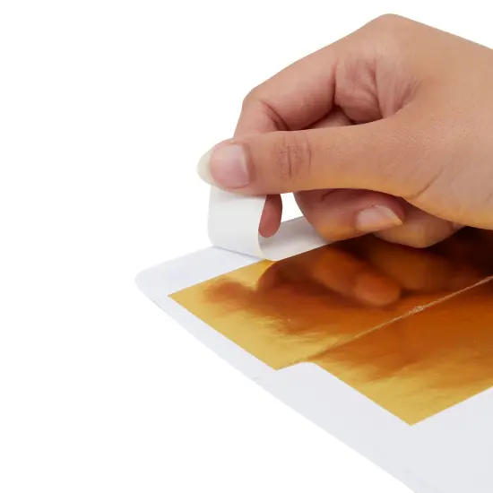 A7 Invitation Envelopes with Gold Lining for Wedding (White, 5x7 In, 50 Pack) {6}