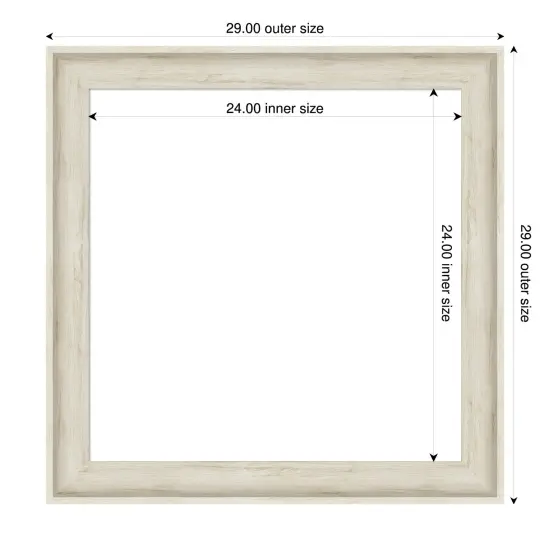 Regal Birch Cream Framed Dry Erase Magnetic Board {4}