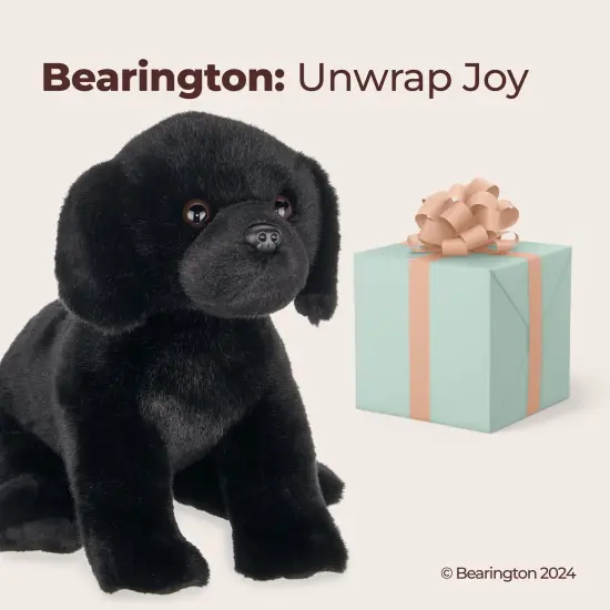 Bearington Collection Lil' Jet The Labrador Retriever, 8 Inch Black Lab Stuffed Animal, For Ages 3-14 {5}