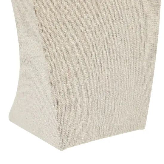 12 Inch Linen Jewelry Display Bust, Necklace Mannequin Holder Stand for Retail Stores and Trade Shows (Beige) Brown {3}