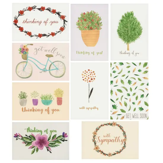 48-Pack Assorted Cards with Envelopes for All Occasions, Box Set of Greeting Cards for Birthdays, Congratulations, Weddings, Thank You, Thinking of You Notes, 48 Designs (4x6 In) Multicolor {7}