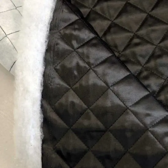 Quilted Satin Batting Fabric 60" Wide Soft & Silky Satin for Jacket Liners {5}