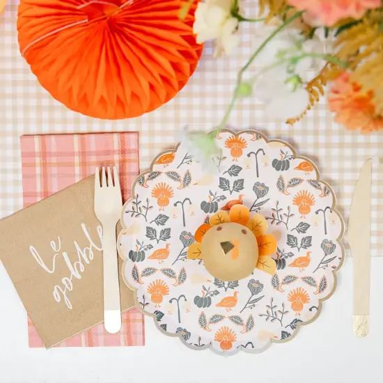 LE GOBBLE COCKTAIL NAPKINS {2}