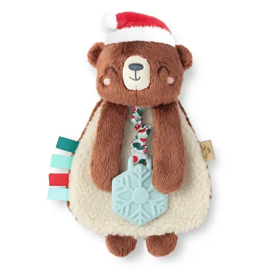 HOLIDAY BEAR PLUSH TEETHER TOY {1}
