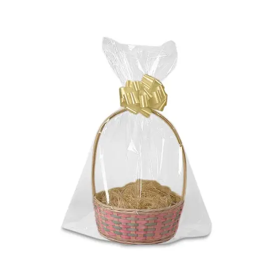 Round Bottom Basket Bags 24'' X 30'' Durable Design {3}