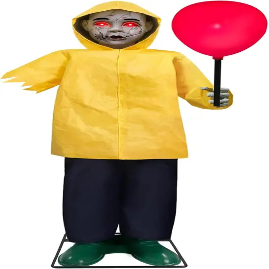 4 Ft Life Size Animatronics Prop with Glowing Balloon {1}