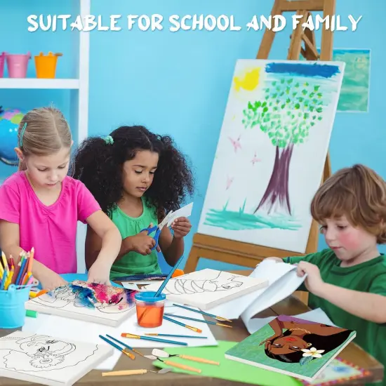 12 Pack Sip and Paint Kit Pre Drawn Canvas {5}