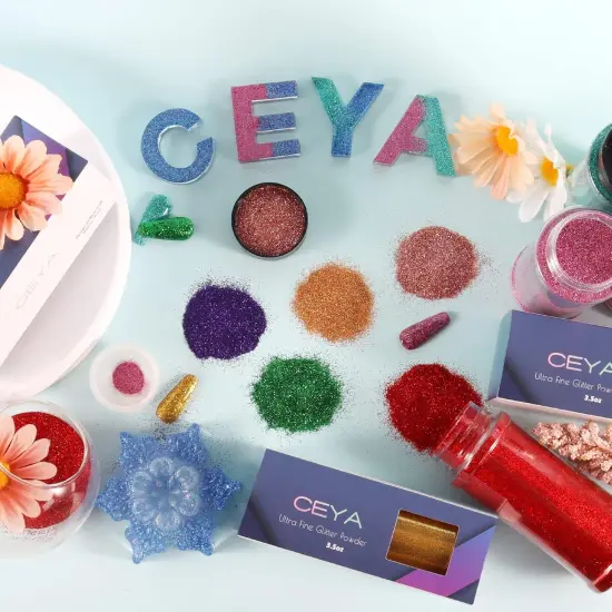 Ceya 3.8oz/ 110g Ultra Fine Glitter Powder Wine Red Glitter 1/128&rdquo; 0.008&rdquo; 0.2mm for Slime Epoxy Resin Craft Tumbler Jewelry Nail {5}