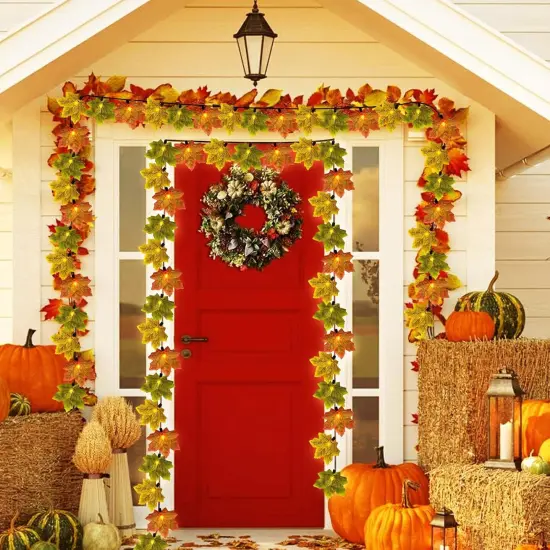 35 LED Fall Decor String Lights Fall Garland with Lights - GTK0811ZRA013 {6}