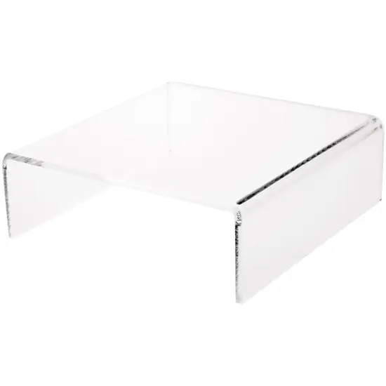 Plymor Clear Acrylic Short Square Display Riser, 3" H x 9" W x 9" D (1/4" thick) {1}