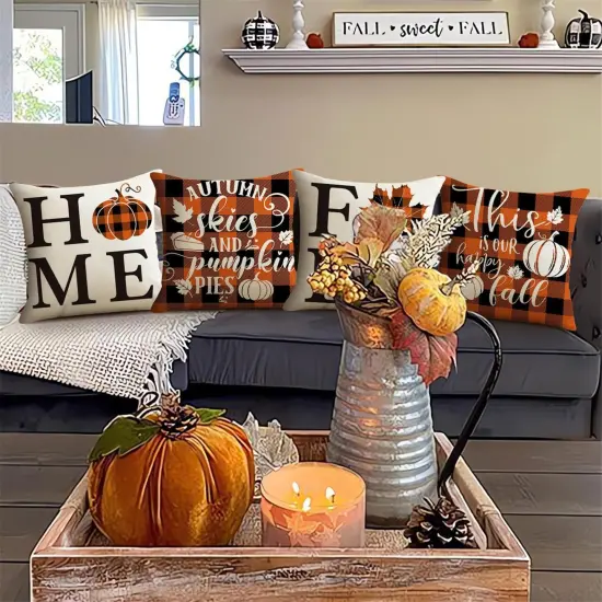 Fall Decor Pillow Covers {4}