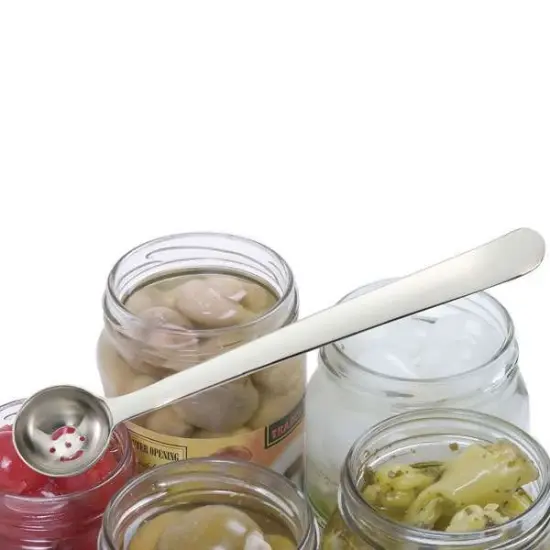 Norpro 7-inch Stainless Steel Olive Serving Spoon / Cherry Scoop with Drain Holes {3}