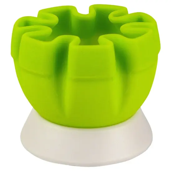 Hutzler Lemon / Lime Citrus Squeezer with Stand, Silicone Hand Juicer- Easy Mess-Free Squeezing for Table Serving Yellow {7}
