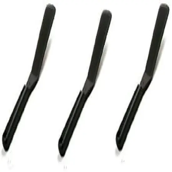 Norpro My Favorite Spatula - 11" Flexible Heat Resistant Nylon Turner - Black (3 Pack) {2}