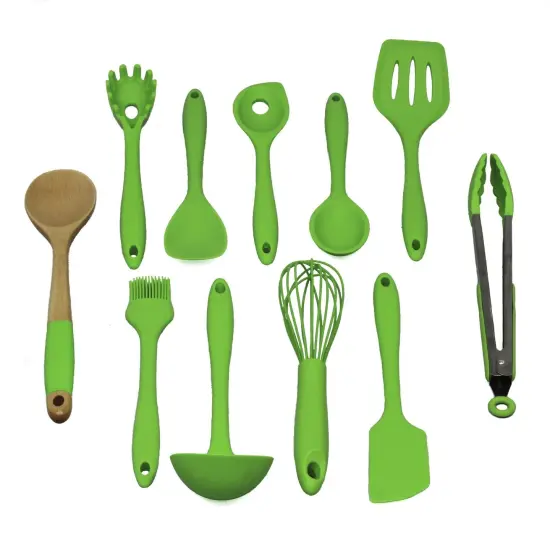 Chef Craft 11 Piece Premium Silicone Kitchen Tool and Utensil Set {3}