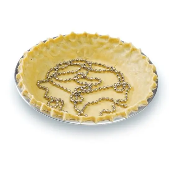 Norpro 6' Stainless Steel Pie Crust Weight Chain - Avoid Bubbles and Cracks {2}