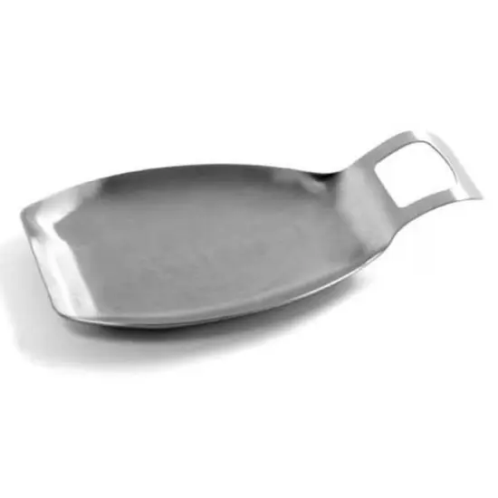 Norpro 10" x 5.5" Jumbo Stainless Steel Kitchen Utensil Holder Spoon Rest {1}