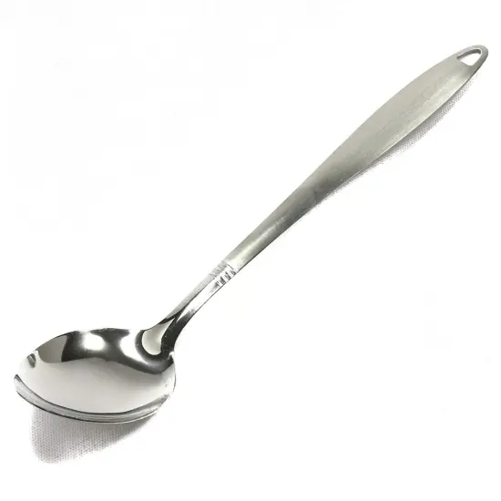 Chef Craft 13" Stainless Steel Basting / Serving Spoon with Attractive Brushed Finish Handle {1}
