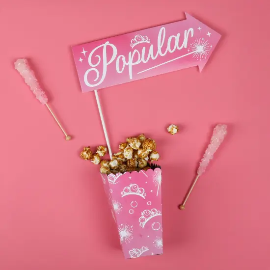 Big Dot of Happiness Witch Popcorn Boxes, Good Pink and Green Birthday or Witch Halloween Party Favor Treat Boxes - Set of 12 {7}