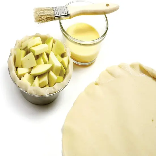 Norpro 1" Pastry Brush - Boar Bristles Basting Baking Barbecue Egg Baste Tool {4}