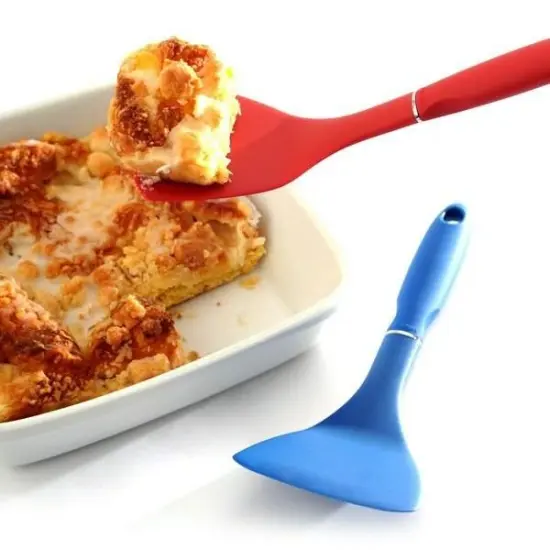 Norpro 10" Heat-Resistant Non-Slip Grip Nylon Turner - The Original Half Spatula {6}