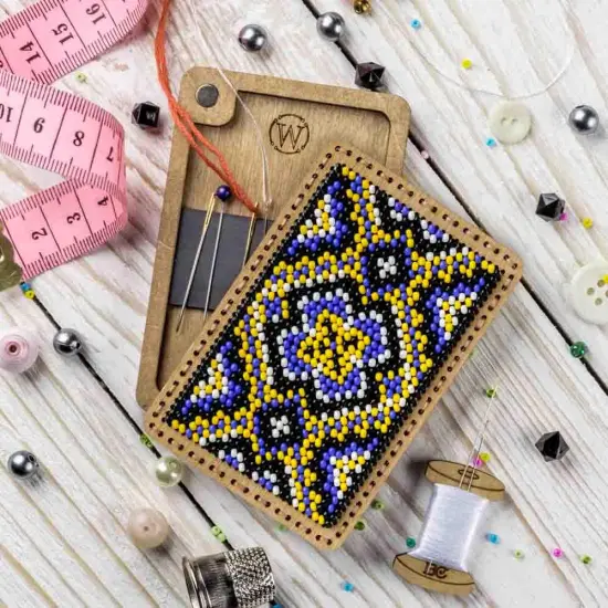 Bead Embroidery Kit for creating a pin cushion {1}