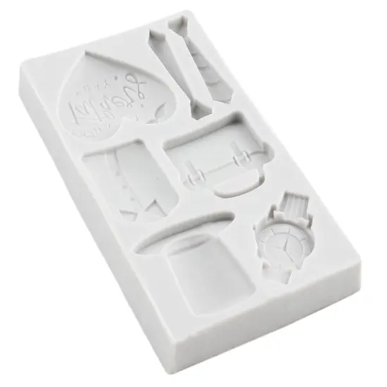 Father's Day Fondant Molds Mustache Tie Watch T-Shirt {5}