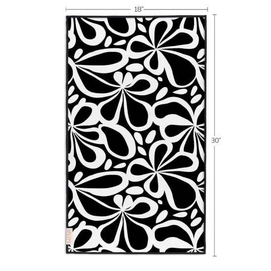 Mod Floral Tile Microfiber Kitchen Towel {6}