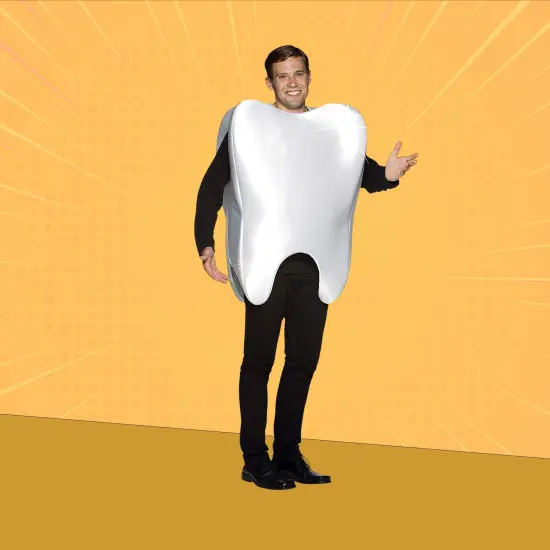 Hilarious Mr. Molar Adult Costume Tooth Tunic for Halloween Parties and Events {3}