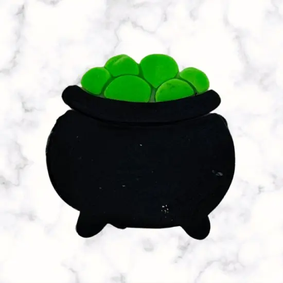 Cauldron Cookie Cutter with Stamp Option {2}
