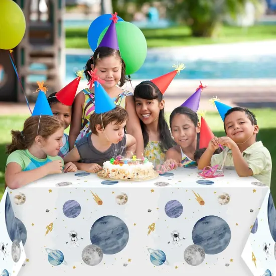 3Pack Space Party Tablecloths {3}