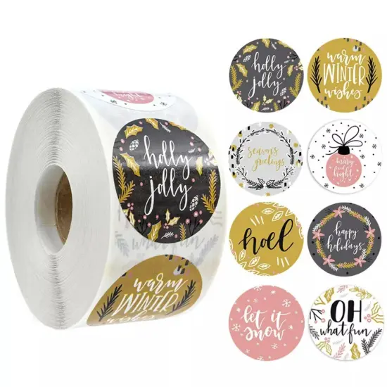 1.5 inch Thank You For Supporting My Business Decals Seals Labels Craft Stickers {6}