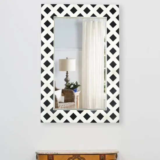 Decorative Wall Mirror with Frame &ndash; Stylish Home & Bathroom Accent Mirror {3}